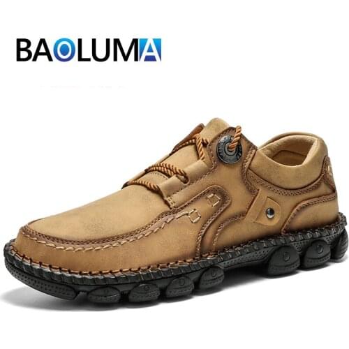 Brand Men Shoes Classic Shoes for Men Outdoor Non-slip Men Casual Shoes Lace Up Men Moccasins Autumn Zapatillas De Deporte 38-48