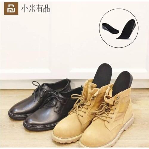 Unisex Comfortable Height Increase Invisible Insole Non-slip Shock Absorption Silicone Memory Foam Feet Shoes Up Pad From Youpin
