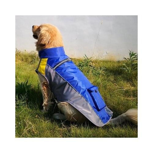 Pet Dog Clothes Waterproof Jacket Outdoor Warm Cotton Winter Reflective Dog Clothes Vest Clothes For Large Dogs Medium Dogs