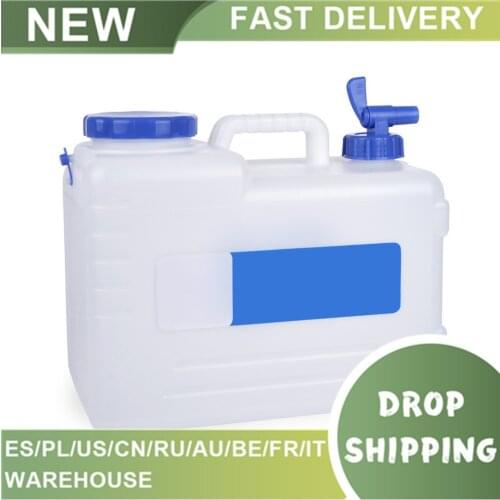 15 Liters PE Camping Water Reservoir Water Canister With Fixed Drain Cock/Water Spout Car Accessories Water Tank