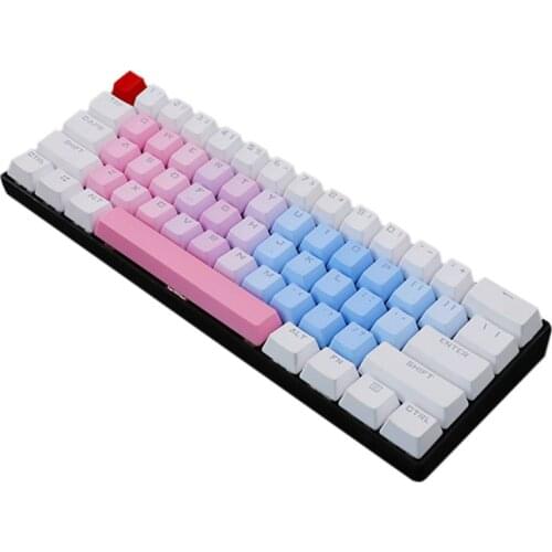 RGB PBT 35 Keys OEM Double Shot Backlit Keycaps for Cherry Mechanical Keyboard