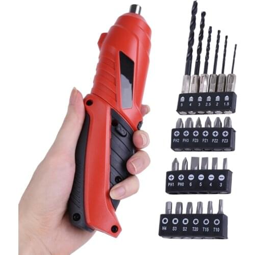 3.6V Electric Screwdriver Lithium Battery Cordless Drill Rechargeable Parafusadeira Furadeira Household DIY Power Tools LUCHSHIY