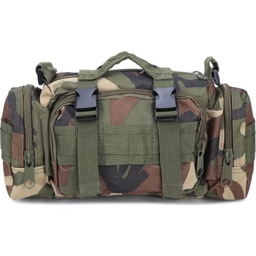 Hot sale outdoor men women Camouflage Multifunction 3P Waist bag field tactical Military waterproof Shoulder bag Camera backpack