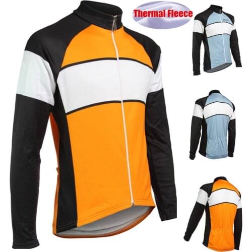 Thermal Fleece Winter2019 Long Sleeve Cycling Jersey Outdoor Mountain Cycling Clothing Bike Jacket Jersey Maillot Ropa Ciclismo
