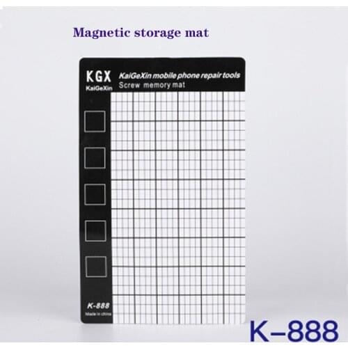 KGX Universal Magnetic Screw Memory Pad Storage Pad Disassembly Machine Repair Work Mat Iphone Magnetic Work Mat
