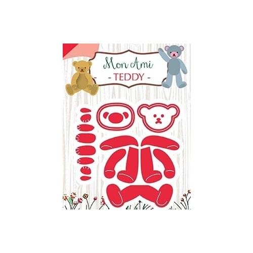 Animal bear Metal Cutting Die girl DIY Scrapbooking Paper Cards Decorative Craft Embossing