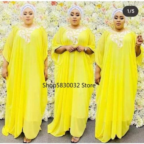 African Dresses for Women Dashiki Long Maxi Dress Summer Ladies Traditional African Clothing 2 Piece Sets with Inner