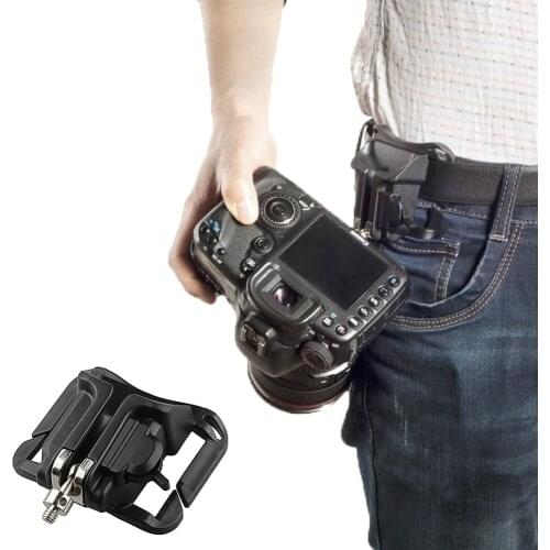 Besegad Plastic Camera Quick Waist Belt Strap Buckle Button Clip Holder for Carrying 20kg DSLR Digital SLR Camera Accessories