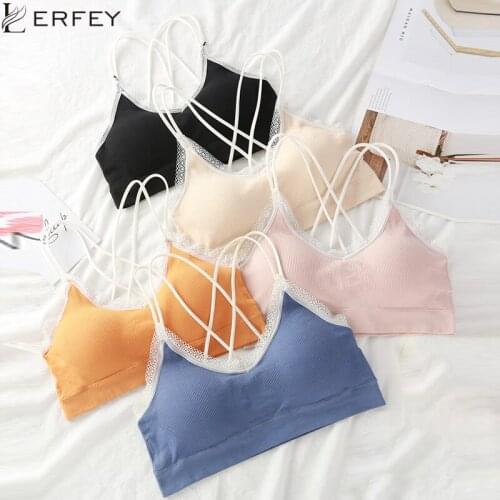 Seamless Wire Free Bras Tube Ladies Strapless Tops Inner Underwear Sexy Backless Cotton Female Lace Underwear Brassiere