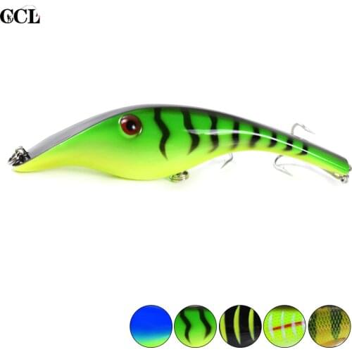CCLTBA 140mm 43g Slow Sinking Jerkbait Hard Artifical Fishing Lures Pike Fishing Bait Jerk Wobblers Fishing Tackle