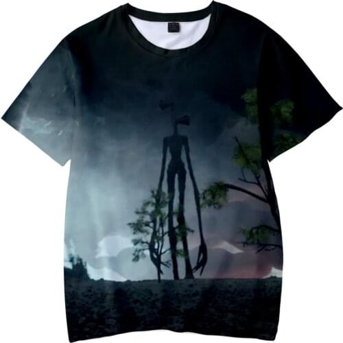 2020 Siren Head 3D Children t-Shirt Boy / Girl Kids Short Sleeve oversized T-shirt streetwear Mens clothing