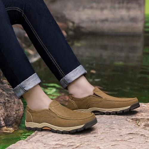 Mens Casual Shoes Hot Sale Shoes Men Casual Male Shoe Fashion Sneaker Leisure For Leather 2020 Black Mens Causal Loafers