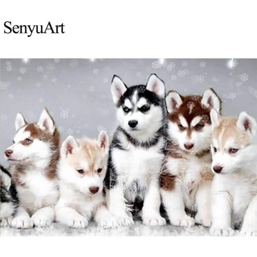 5d Diy Rhinestones Diamont Painting Cuadro Dog Pictures Cross-Stitch Kits Anime Decor Drawing Embroidery Mosaic Broderie Diamant