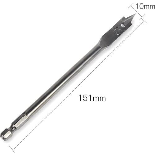 1pcs Wood drill hole drill Long High-carbon Steel Wood Flat Drill Set Woodworking Spade Drill Bits Durable Woodworking Tool Sets