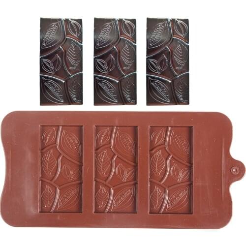 New Silicone Chocolate Mold 3 Square Baking Tools Non-Stick Silicone Cake Mould Jelly Candy 3D DIY Molds Kitchen Accessories
