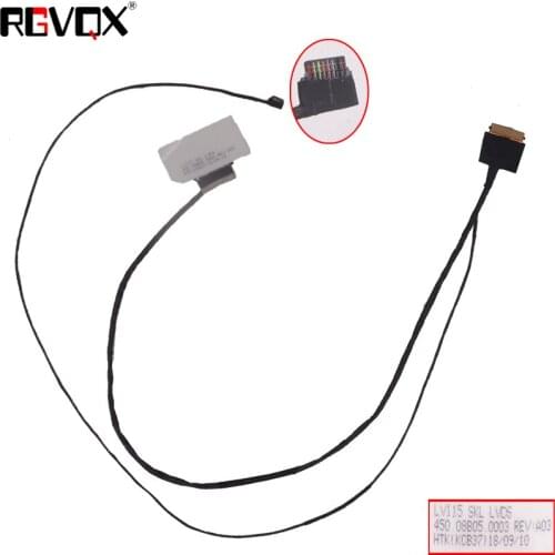 New Laptop Cable For LENOVO V110 V110-15 v110-15isk Original PN: 450.08B05.0003 Screen LVDS Connector