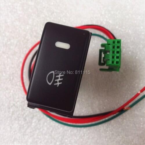 Fog Lamp Switch, Fog Light Switch for Old Tiida, X-trail, Qashqai, Teana, Refitting Optional Car Switch Button, Free Shipping