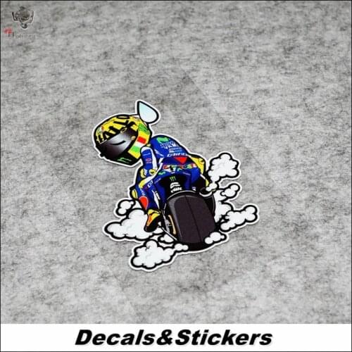 NO.L196 Q Rossi Riding 3M Reflective Modified Stickers Car Glass Waterproof MOTO GP Decals Racing Motorcycle
