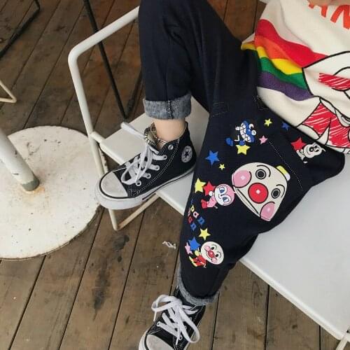 Tonytaobaby New Winter Baby Boys and Girls Cartoon Jeans Boys Pants Girls Pants