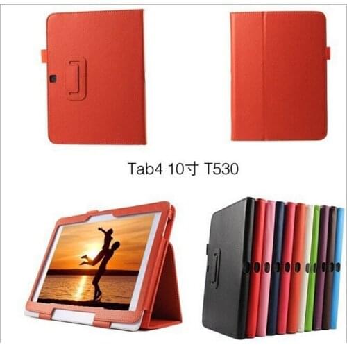 Ultra Slim Tablet Case For Samsung Galaxy Tab 4 T530 T531 T535 10.1 inch PU leather Tablets Funda Coque for samsung tab 4 case
