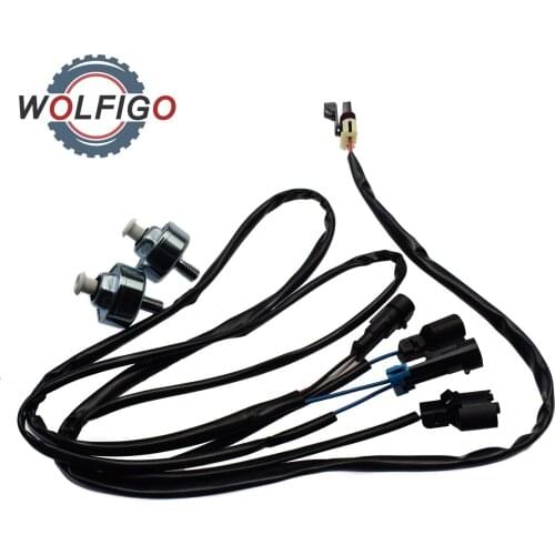 WOLFIGO Knock & Cam Camshaft Sensor Extension Wiring Harness LS1/LS6 To LS2/LS3 + 2 Sensor RI-1192-5H 12589867