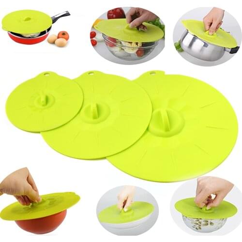 3PCS Food Fresh Keeping Saran Wrap Multifunctional Reusable Silicone Food Wrap Seal Cover Lid Stretch Envoltura De Alimentos
