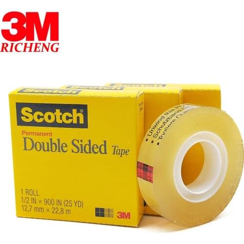 3M 665 Double Faced Tape Transparent 665 Double Faced Adhesive 12.7mm 22.8m*10 rolls