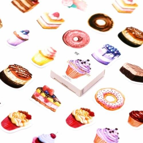 40pcs/lot Purple Cake Door Sticker Wall Mural Art Green Tree Wallpaper Poster Stickers Self Home Door Decals