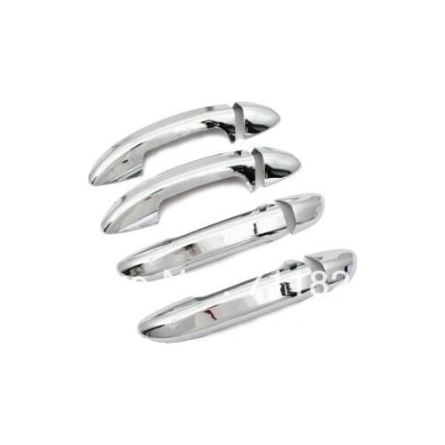 Car Styling Chrome Door Handle Cover 4 Doors For Skoda Superb MK2