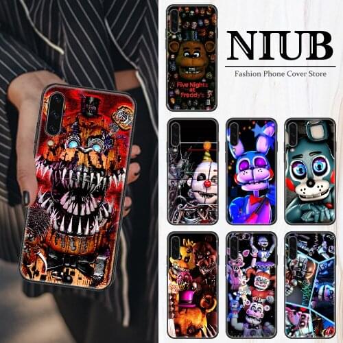 SFM Fnaf Animatronics Phone Case For Samsung Galaxy A10 A12 A20E A21S A30 A32 A40 A50 A51 A52 A70 A71 A72 A5 A6 A7 2018 black
