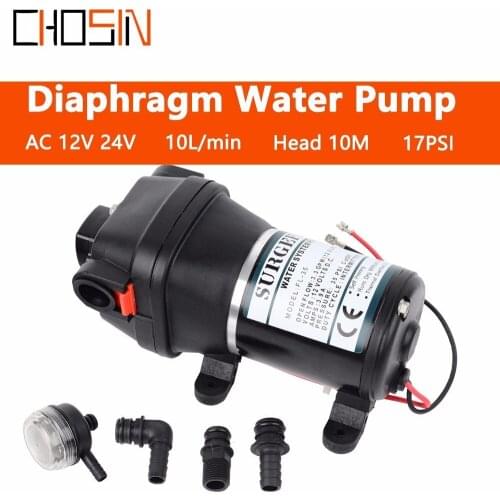 Fl-30 Fl-31 Lift 10m 17psi 12v Dc Low Pressure Electric Diaphragm Pump Irrigation Motorhome/rv/touring Car Water Supply