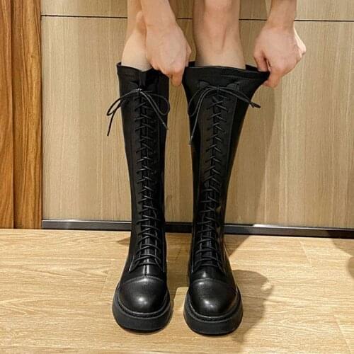 Женские высокие ботинки GJKLAS China At AliExpress