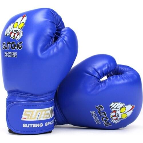 Hot sale 1 Pair Kids Gift Children Kickboxing Kick Box Training Punching Sandbag Sports Fighting Gloves MMA Boxing Glove