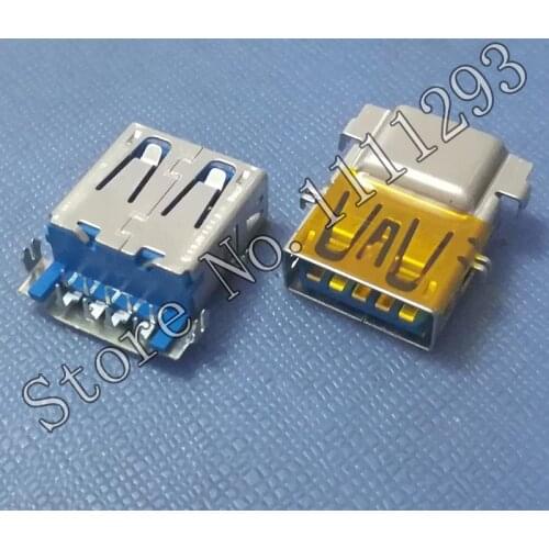 10pcs/lot 3.0 USB Jack Socket Connector for Toshiba Satellite C70-C Laptop USB3.0 port