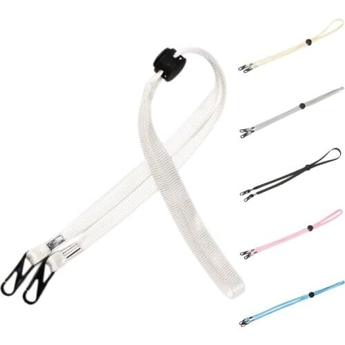 1PC Mask Hanging Rope Face Mask Lanyard Disposable Mask Lanyard Holder Adjustable Traceless Ear Hanging Rope
