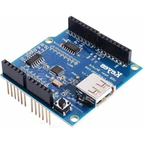 1PCS USB Host Shield 2.0 for Arduino (Suppot Google ADK) , Dropshipping