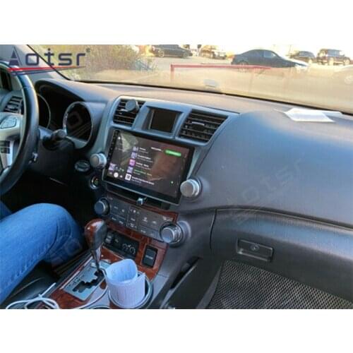 128G Carplay Screen Multimedia Stereo Android 10 Player For Toyota Highlander 2011 2012 2013 2014 Audio Radio Receiver Head Unit