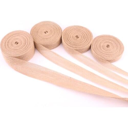5m/Lot Natural Jute Burlap Ribbon Diy Wedding Ribbon Decoration Accessories 1cm 2cm 2.5cm 3.8cm Festival Supplies Party Crafts