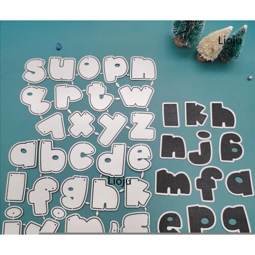 Oversized 26 layered letters dies for DIY Scrapbooking Embossing Cards Tool Decorative Crafts Die Cuts