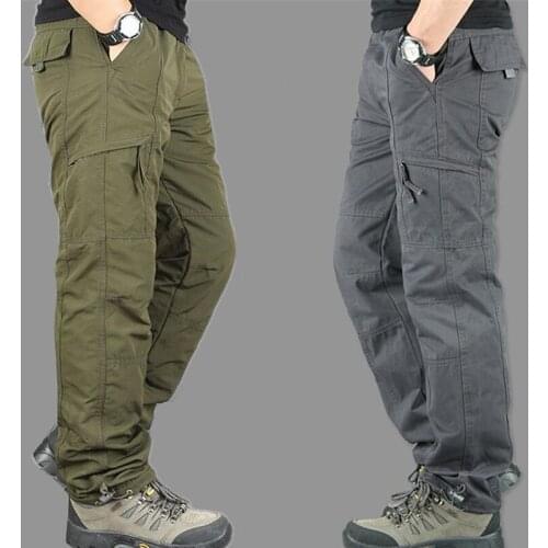 2021 New Autumn Mens Cargo Pants Military Army Tactical Cotton Multi Pockets Long Trousers Combat Military Baggy Sweatpants 4XL