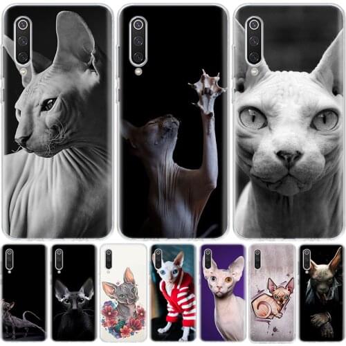 Lavaza Sphynx Sphinx Cat Phone Case For Xiaomi Redmi Mi Note 10 9 8 A3 A2 A1 CC9 9T Lite Pro 6X 5X F1 CC9E Coque Cover