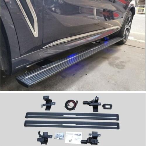 Electric Motor Automatic Switch Closed Running Boards For BMW X5 G05 2019 2020 2021 Side Step Bar Pedals Nerf Bars