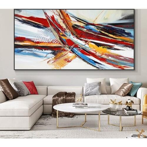 Yiqing Large Size Abstract Oil Painting 100% Hand Painted On Canvas Modern New Original Design Wall Art For Living Room Decor