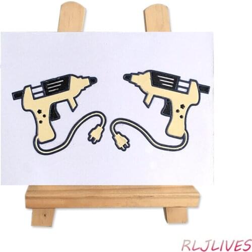 Glue Guns Metal Cutting Dies For Scrapbooking Stencils DIY Album Cards Decoration Embossing Folder Die Cutter Template