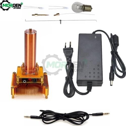 Music Tesla Coil Without Base Shell Arc Plasma Loudspeaker Wireless Transmission Experiment Desktop Toy Model Dropship
