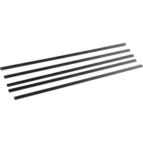5pcs Carbon Fiber Strips Flat Bars Airplane Diy Accessories 5mm X 1mm X