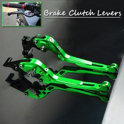 Pivot Brake Clutch Handle Levers For Kawasaki ZR750 ZEPHYR ZXR400 ZZR600 Motorcycle Folding Extendable ZR 750 ZXR 400 ZZR 600