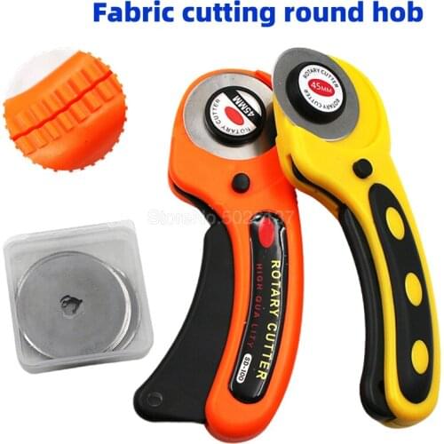 45MM Rotary Cutter Leather Cutting Tool Fabric Circular Blade Diy Patchwork Sewing Quilting Fit Arts Crafts Cloth Roller Wheel