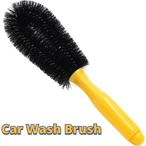 AZGIANT Car tyre Wheel Brush Car Styling Wash Soft Rubber Grip tire wheel Brush Car Cleaning Car Wash Brush