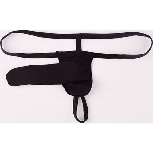 Men Pouch G-String Elephant Trunk Thongs Briefs Open Underwear Ultra-Soft T-Back Mens Sexy Underwear, Men With JJ Sets Of Front